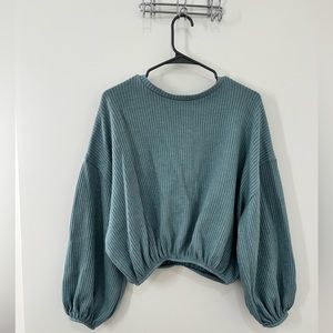 Zara Teal Sweatshirt